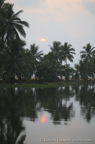 Backwater Kerala Indien 