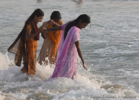 Lighthouse beach Kerala Indien