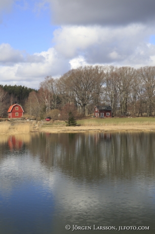 Stugor vårlandskap