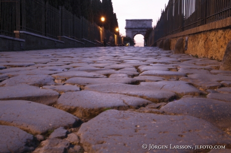 Via Sacre Forum Romanum Rom Italien