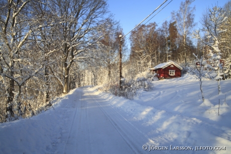 Vinterlandskap Mörkö Södermanland