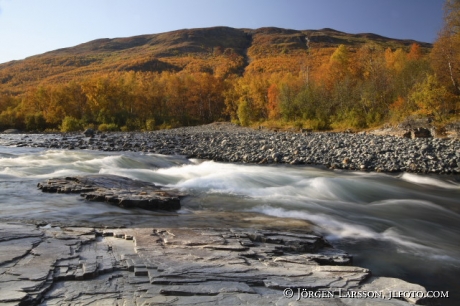 Abiskojåkkas kanjon Abisko nationalpark Lappland