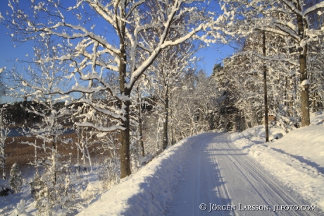 Vinterlandskap Mörkö Södermanland