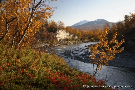 Abiskojåkkas kanjon Abisko nationalpark Lappland