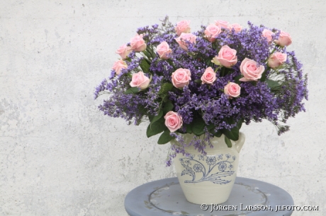 Arrangerade blommor Rosor