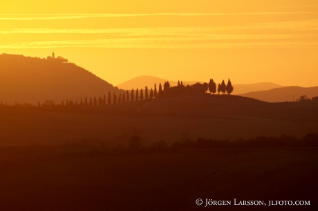 Val d´Orcia Toscana Italien