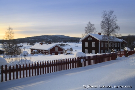 Gårdar vid Järvsö Hälsingland