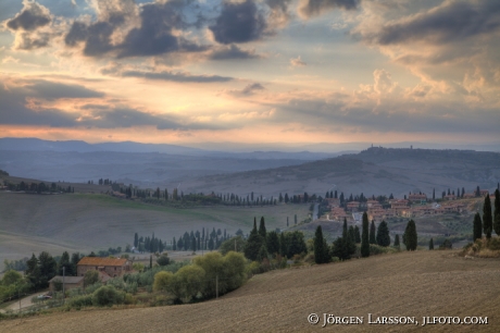 Val d`Orcia Toscana Italien 