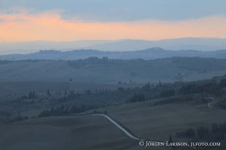 Val d`Orcia Toscana Italien 