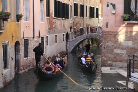 Gondoler Venedig Italien