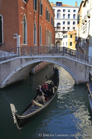 Gondol Venedig Italien