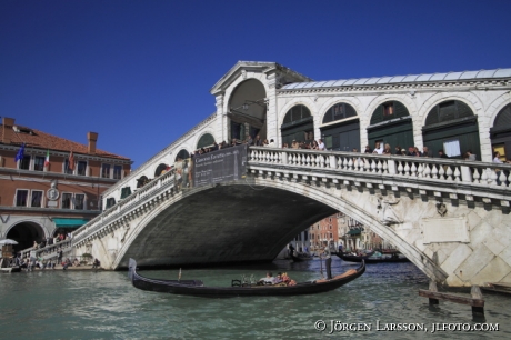 Rialtobron Venedig Italien