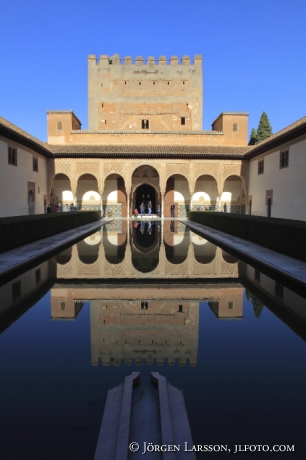 Alhambra Granada  Andalucia  Spanien