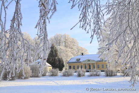 Vinter vid Norsborgs herrgård Botkyrka Södermanland