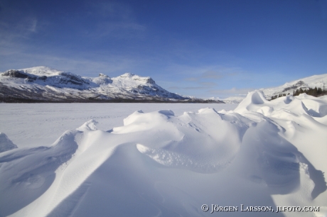 Vietas Stora sjöfallets national park Lappland