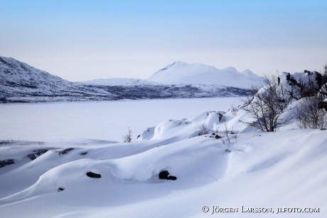 Ritjem Akka Stora sjöfallets national p Lappland