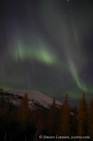 Norrsken Aurora Borealis Dundret Gällivare Lappland