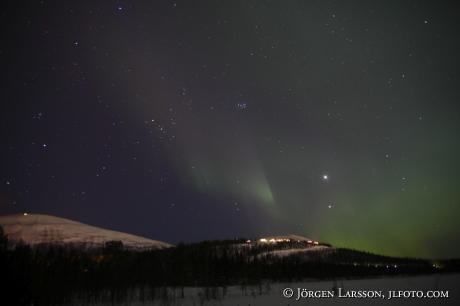 Norrsken Aurora Borealis Gällivare Dundret Lappland