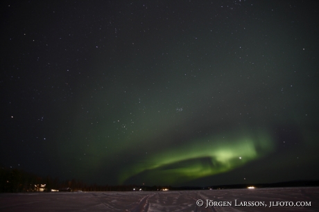 Norrsken Aurora Borealis Gällivare Lappland