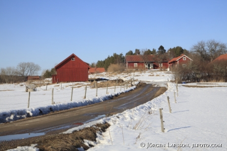 Gårdar nära Nynäs  Södermanland Sverige