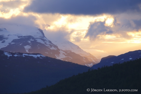 Skymning i fjällen