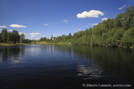 Österdalälven  vid Gagnef  Dalarna Sverige