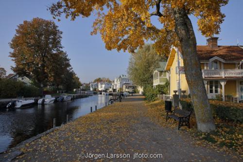 Trosa Sodermanland Sweden village river