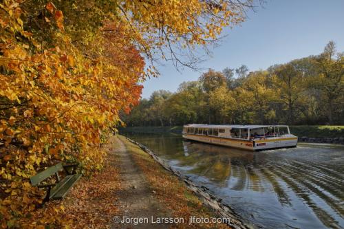 Djurgårdbrunnskanalen Stockholm  turistbåt