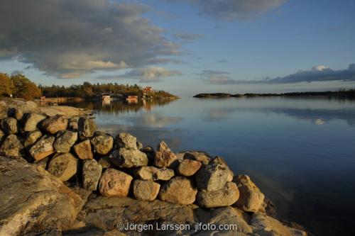 Navelso Smaland Fishingvillage coast water 