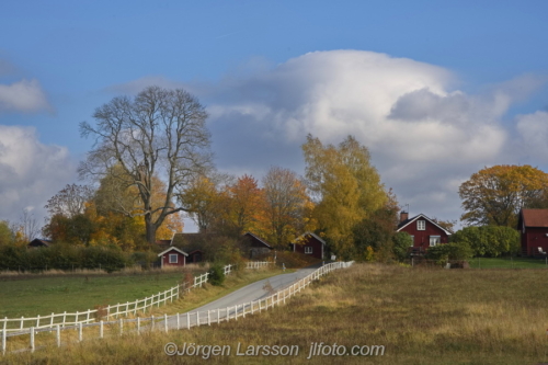 Small village named Näs at Grödinge Södermanland Sweden