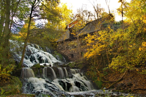 Röttle Småland Sverige Sweden Waterfall  Vattenfall höst autumn