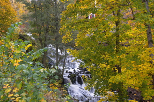 Röttle Småland Sverige Sweden Waterfall  Vattenfall höst autumn