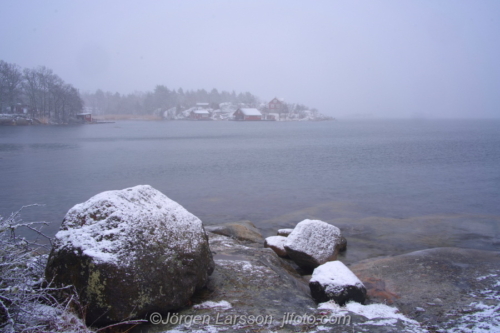 Nävelsö Småland Sverige Sweden coast winter, vinter