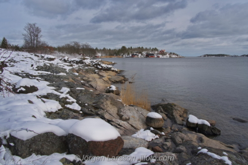 Nävelsö Småland Sverige Sweden coast winter, vinter