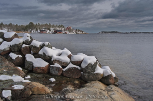 Nävelsö Småland Sverige Sweden coast winter, vinter