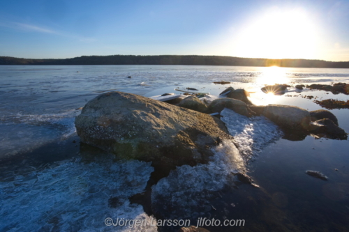 Trosa Sweden Sverige Is, Ice winter vinter