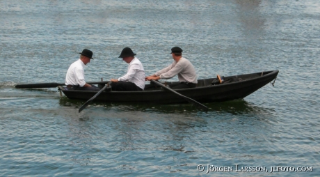 Rowing boat Vastervik Smaland Sweden