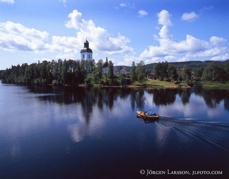 Church of Jarvso Halsingland Ljusnan