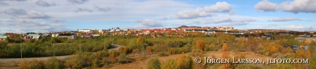 city of Kiruna Lappland Digital panorama