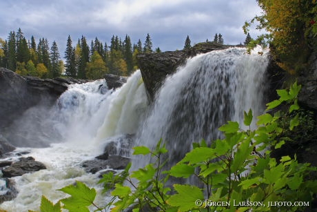 Ristafallet Waterfall Jamtland Sweden