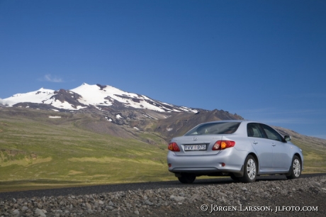 Snaefellsjökull Iceland car thurism