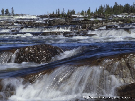 Trappstegsforsen Saxnas Lappland