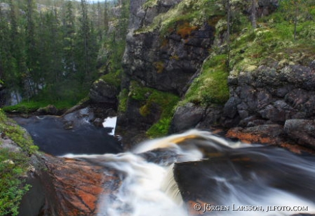 Waterfall Lill Rondan Harjedalen Sweden