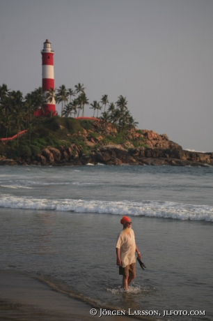 Indien Kerala Lighthouse Beach
