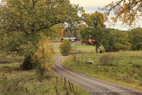 Farmerhouse at Lerbo Sodermanland Sweden