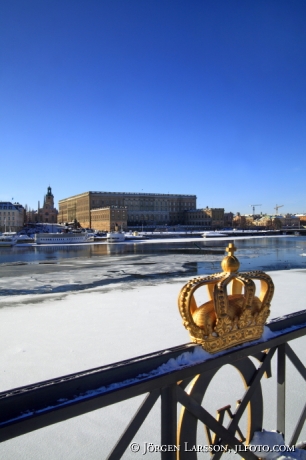 Stockholm castle winter