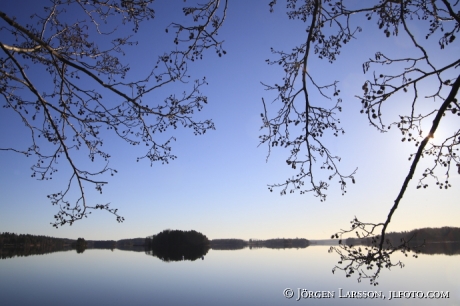 Lake Baven Sodermanland Sweden