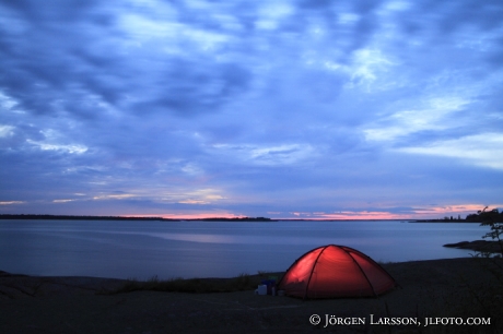 Camping in Smaland Sweden