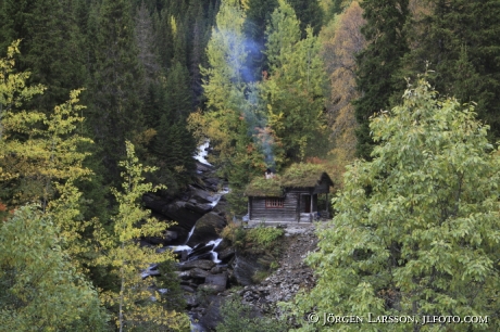 Old cottage at Are Jamtland Sweden